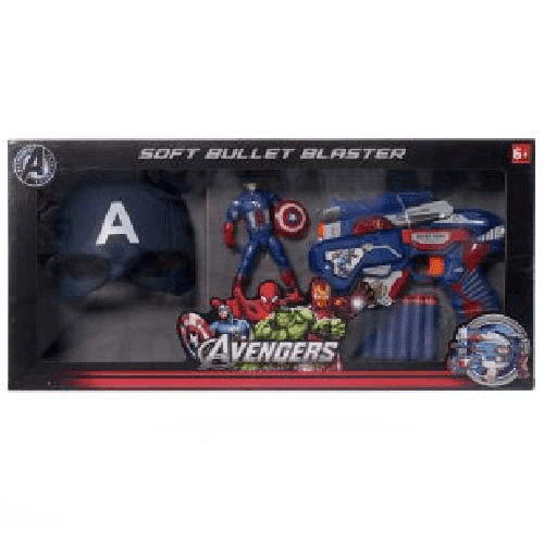 Avengers Ssoft Bullet Blaster Captain American No. Sb392