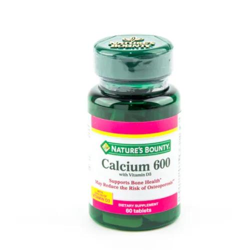 Nature's bounty Calcium 600 with Vitamin D 60 tablets