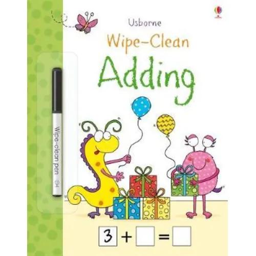 950916 Wipe-clean Adding (Paperback) By Greenwell, Jessica Illustrated By Williams, Gareth