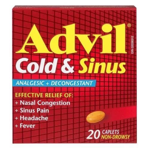 Advil Cold & Sinus Caplets 20'S 39045