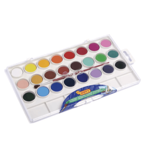 Jovi Watercolour Set (24 Colours) Withe Brush - Art800/24