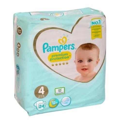 Pampers Premium Care Diapers S4 24Pcs