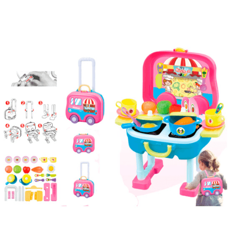 Kitchen 4 in 1 - (pink)