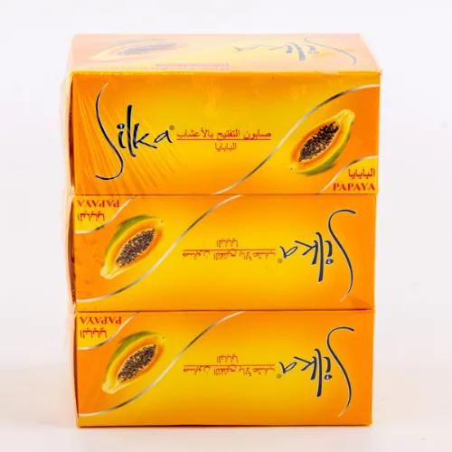 Silka Papaya Soap 3X135G