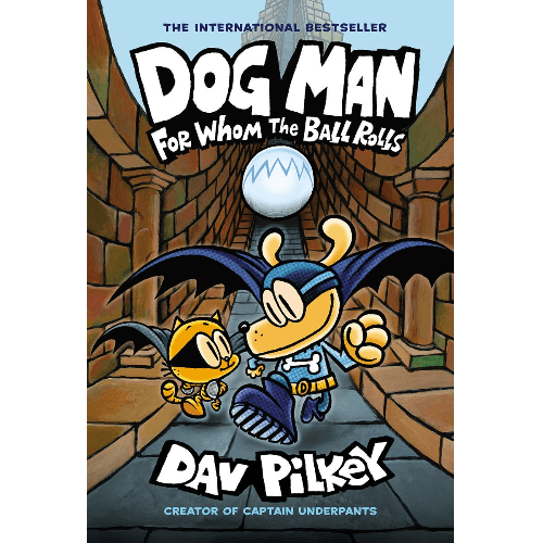 236590 Dog Man 7: لمن تتدحرج الكرة (غلاف مقوى ، مكتبة الطبعة) مصور من قبل بيلكي ، داف