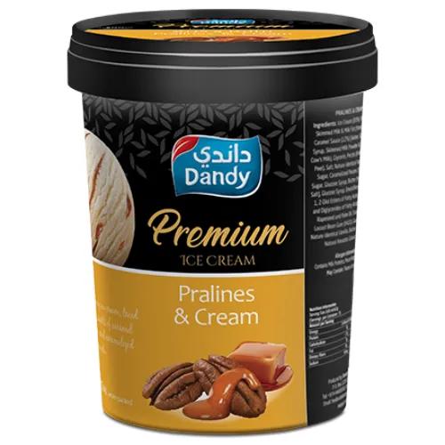 Dandy Premium Pralines & Cream 500Ml Ice Cream