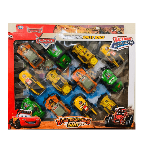 Plastic Car Radiator Springs Toys Push Back