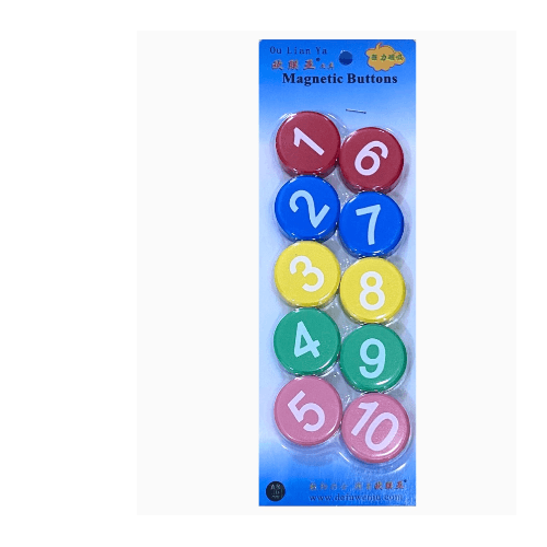 Magnetic color number buttons WY-3010S