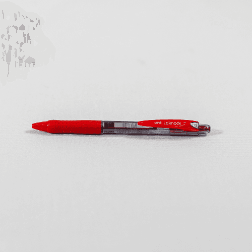 Ball Pen Uniball Laknock Sn-100M 1.0 Red