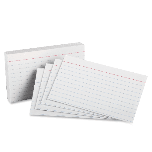 index cards size 4-6 100 sheets panda white - 1964