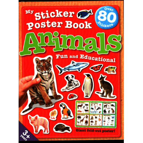 321037 My Sticker Poster Book - Animals