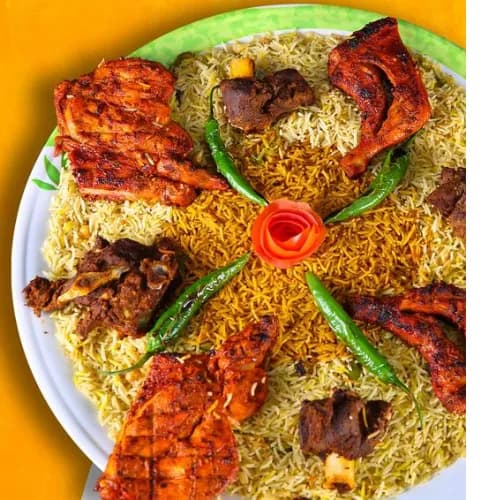 Mix Bar BBQ Platter Family Pack with Biryani (4 Person)
