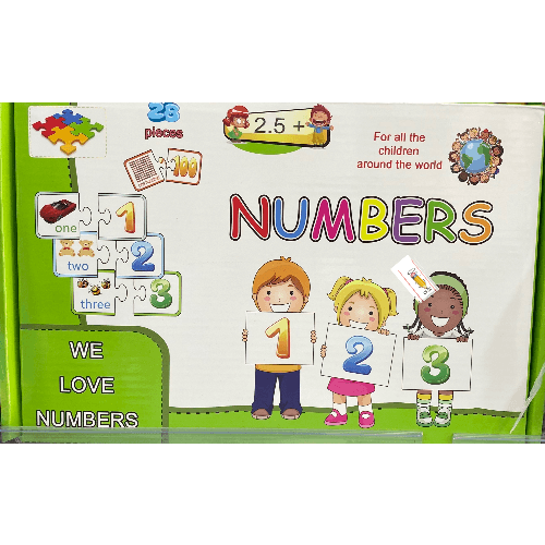 Puzzle numbers education for children - 1446