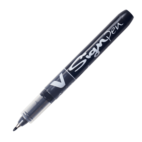 Pilot V Sign Pen Liquid Ink Black - 807