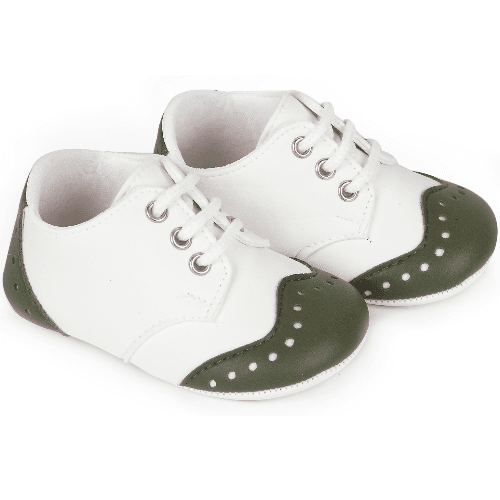 Baby Boy Shoes ( White & Green)