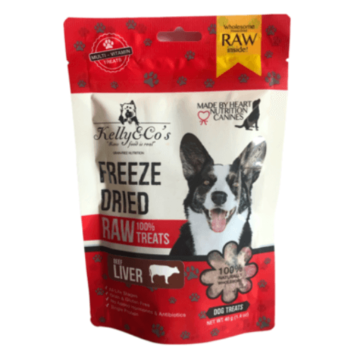 Kelly And Cos Dog Raw Treats Beef Liver 40 Gm