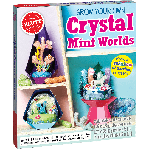 271232 Grow Your Own Crystal Mini Worlds (Novelty book / Other) Created by Klutz