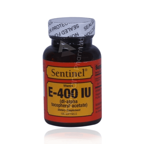 Sentinel Vitamin E-400 Iu 100 Softgels No.785