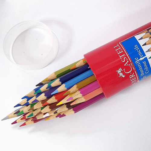 Classic 36 Colour Pencil Round Tin Faber Castell 115828