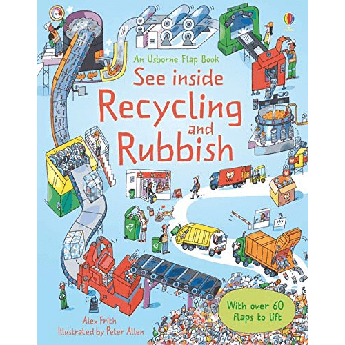 507413 See Inside Recycling and Rubbish (Board Book) By Frith, Alex