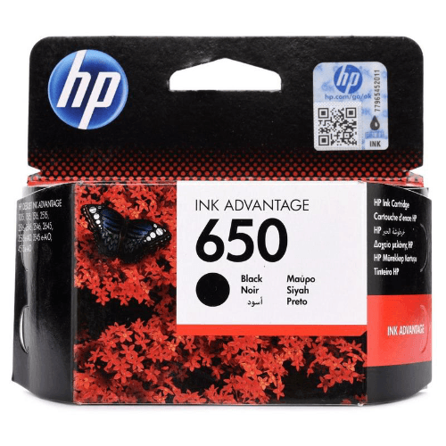 خرطوشة حبر أسود HP 650