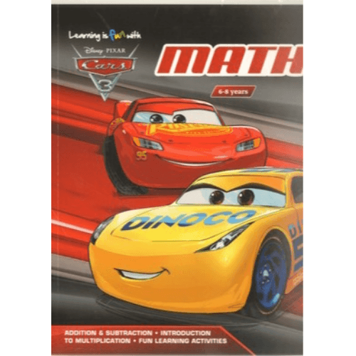 690383 Learning is fun with Cars 3 - Math 6-8 Years Old