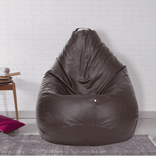 Bean Bag Leatherette XXXL- Coffee Brown