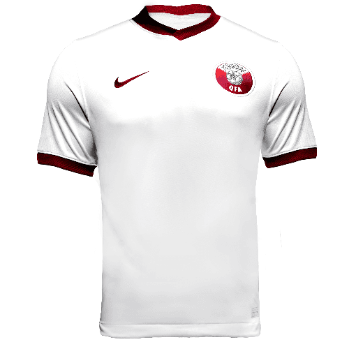 Qatar Mens White 2020 Nike Away Kit Medium