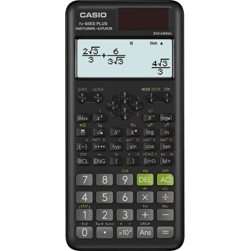 Casio Calculator Fx-85es Plus 10+2 Digits