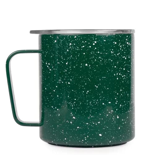 12oz Camp Cup- Speckled Green