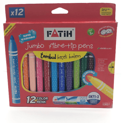 Fatih Fibre Tip Pens Jumbo 34260