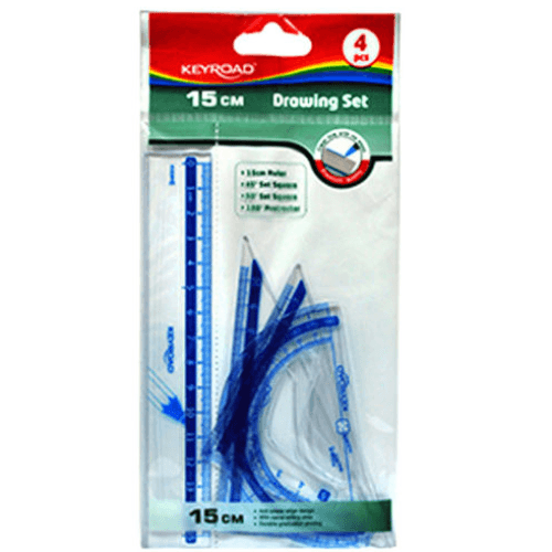 Keyroad Drawing Setx4 15Cm Plastic Kr971430