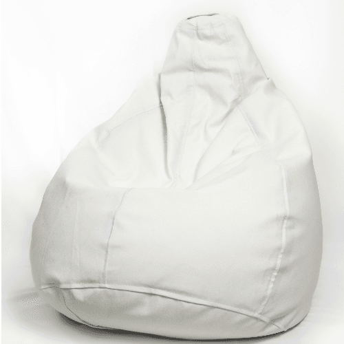 Bean Bag Leatherette Jumbo- White