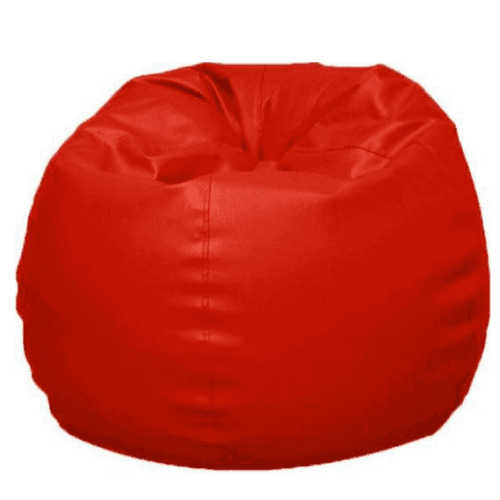 Bean Bag Leatherette Kids- Red