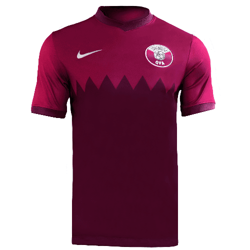 Qatar Mens 2020 Nike Home Stadium Maroon Jersey Medium