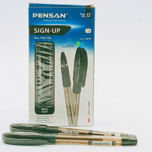 Pensan Ball Pen Sign-Up Black 1.0 2410 P/12