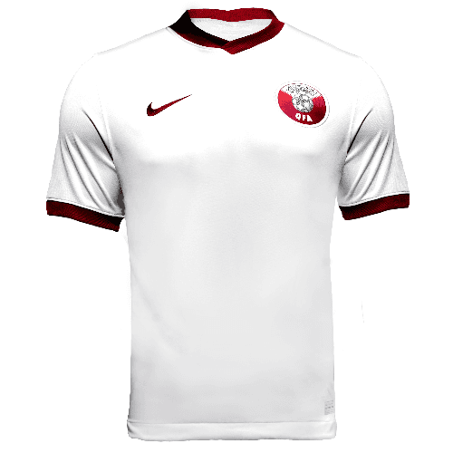 Qatar Mens White 2020 Nike Away Kit Large