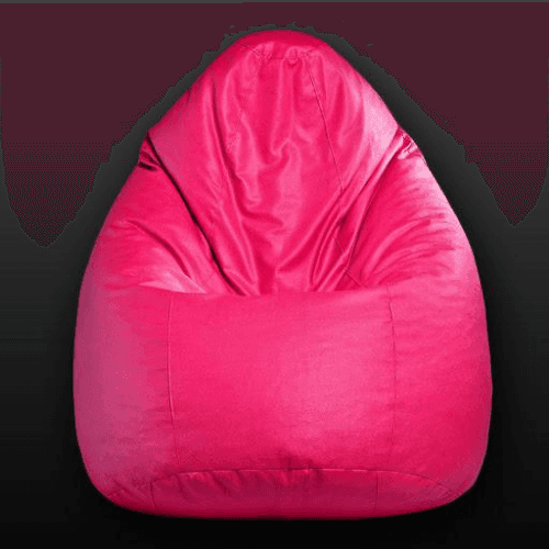 Bean Bag Leatherette Kids- Pink