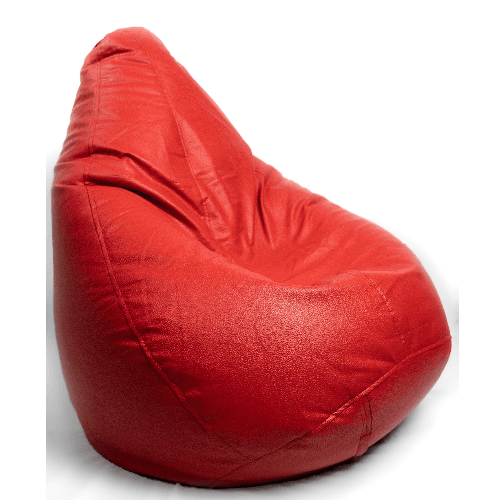 Bean Bag Leatherette XXXL- Red