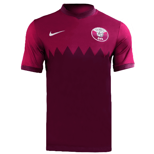 Qatar Mens 2020 Nike Home Stadium Maroon Jersey Large