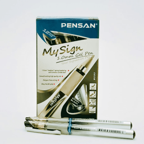 Pensan Pen My-sign Gel Black 1.0 6030