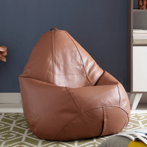 Bean Bag Leatherette XXXL- Tan Brown