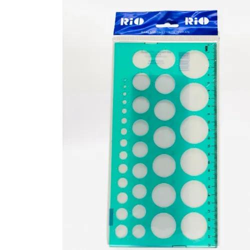 Pensan Rio Circles Template 1-36Mm 801