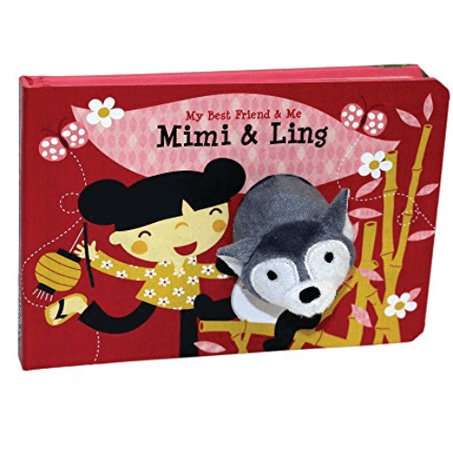 167652 Mimi & Ling Finger Puppet Book: My Best Friend & Me Finger Puppet Books