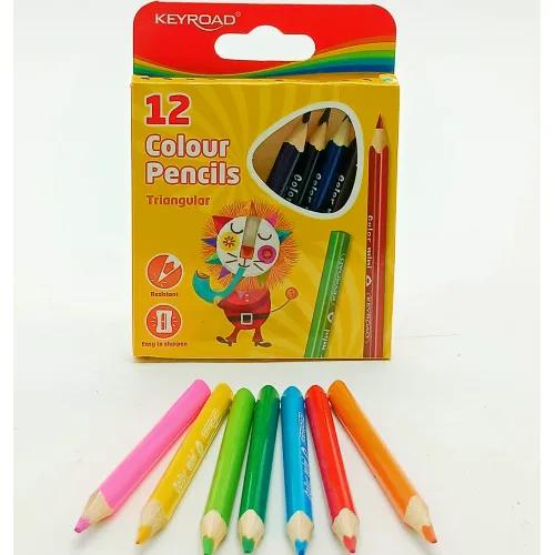 Keyroad 12Clrs Pencil Clr Short Kr971285