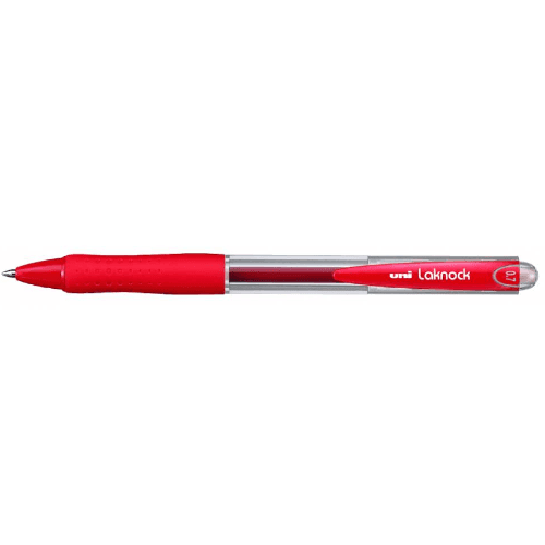 Uni Laknock Ball-Point Pen Sn-100 0.7 Red