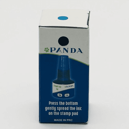 Panda Stamp Pad Ink Blue 30Ml