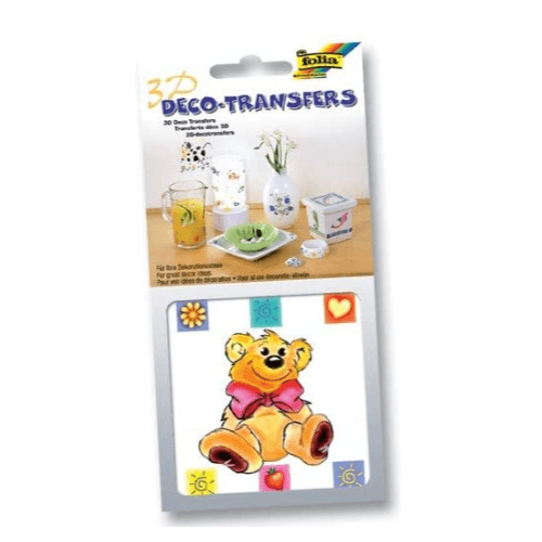 Folia 3D Deco Transfers Teddy Bear 18120