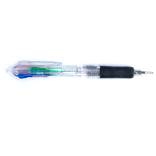 Ballpoint Pen Retractable Black, Red, Blue, Green 1253