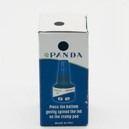 Panda Stamp Pad Ink Black 30Ml